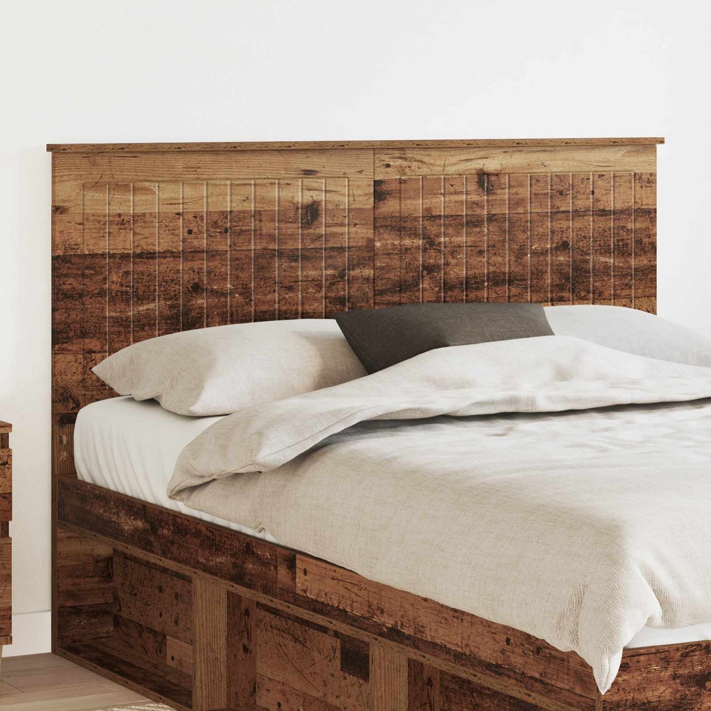 vidaXL Headboard Old Wood Engineered wood 1