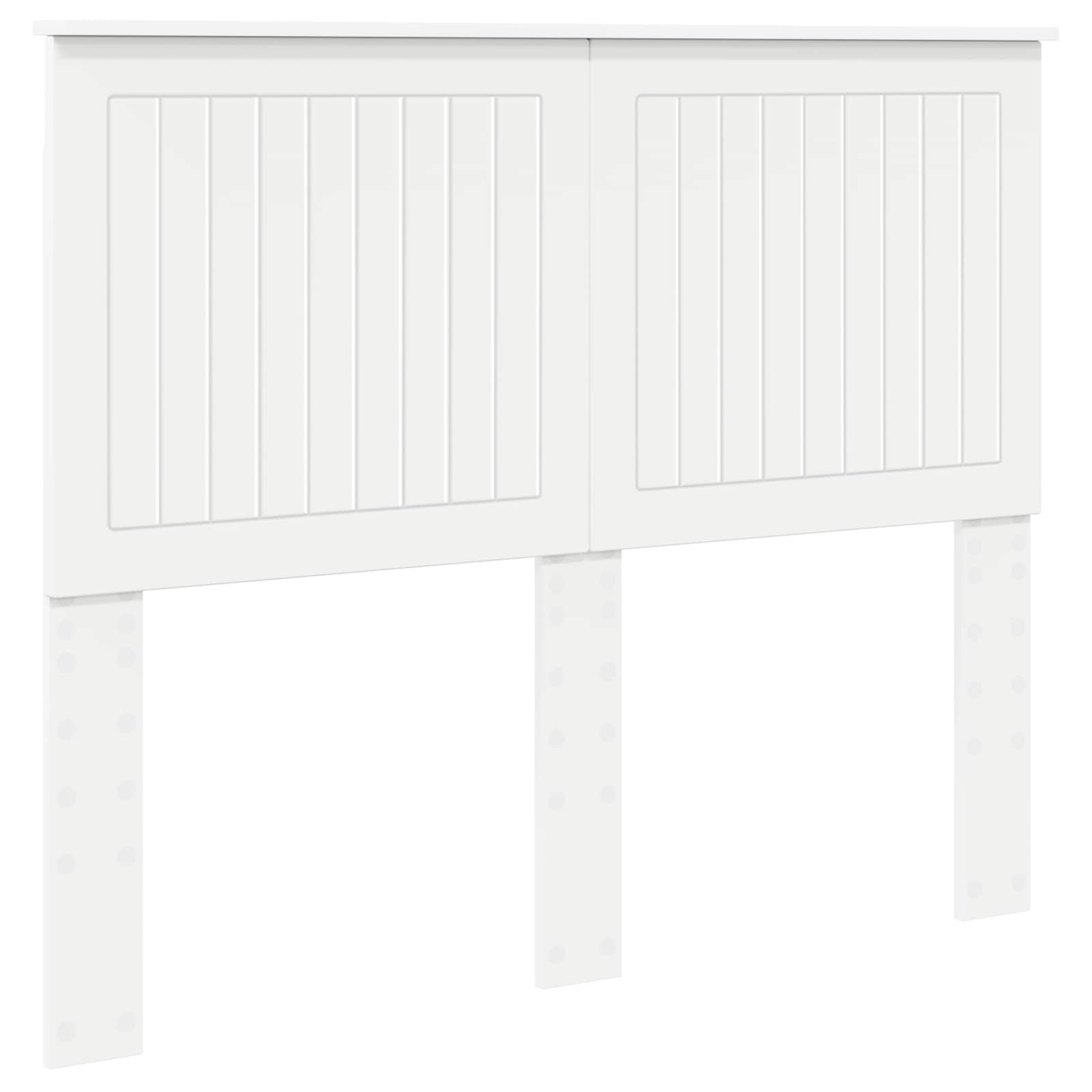 vidaXL Headboard White Engineered wood 2