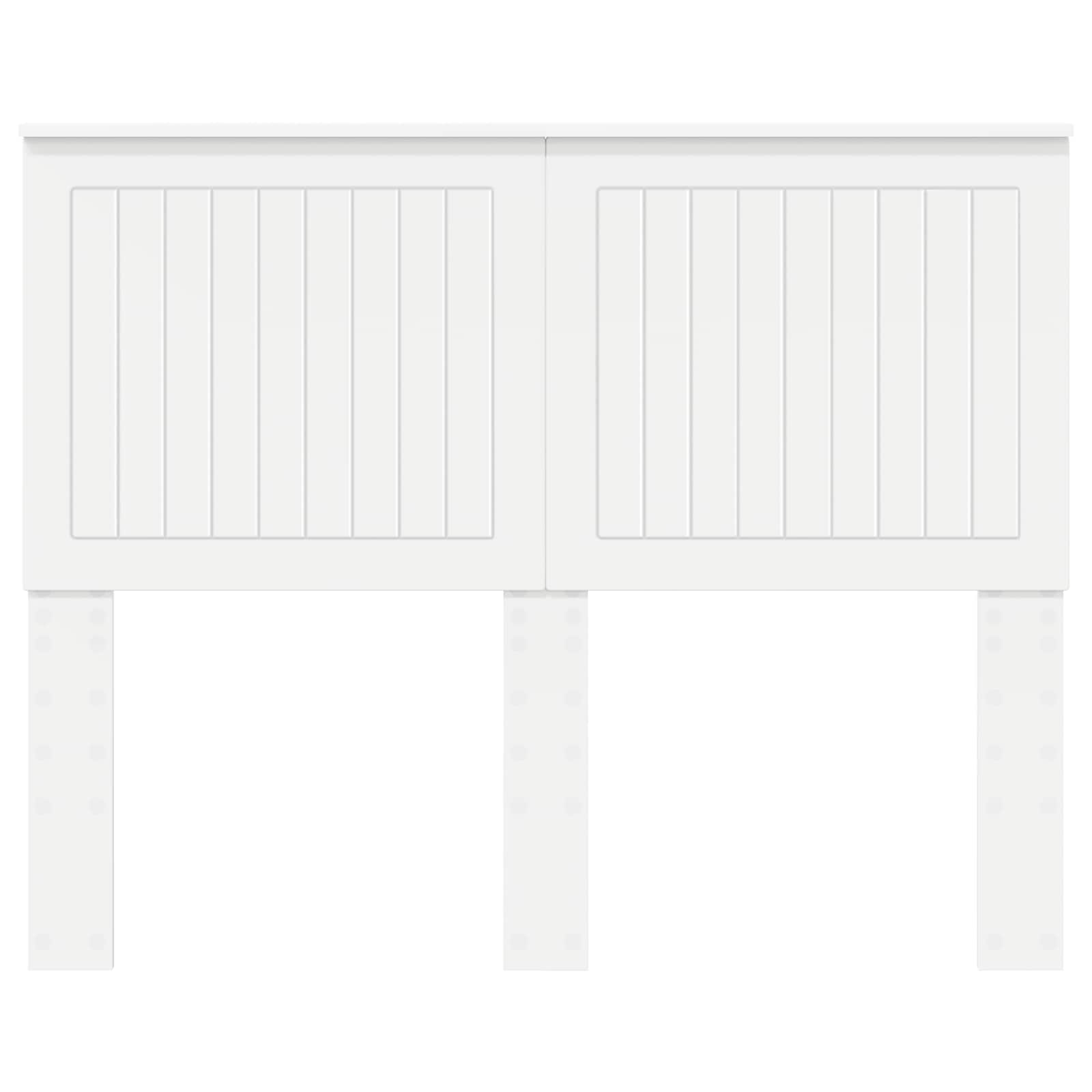 vidaXL Headboard White Engineered wood 4