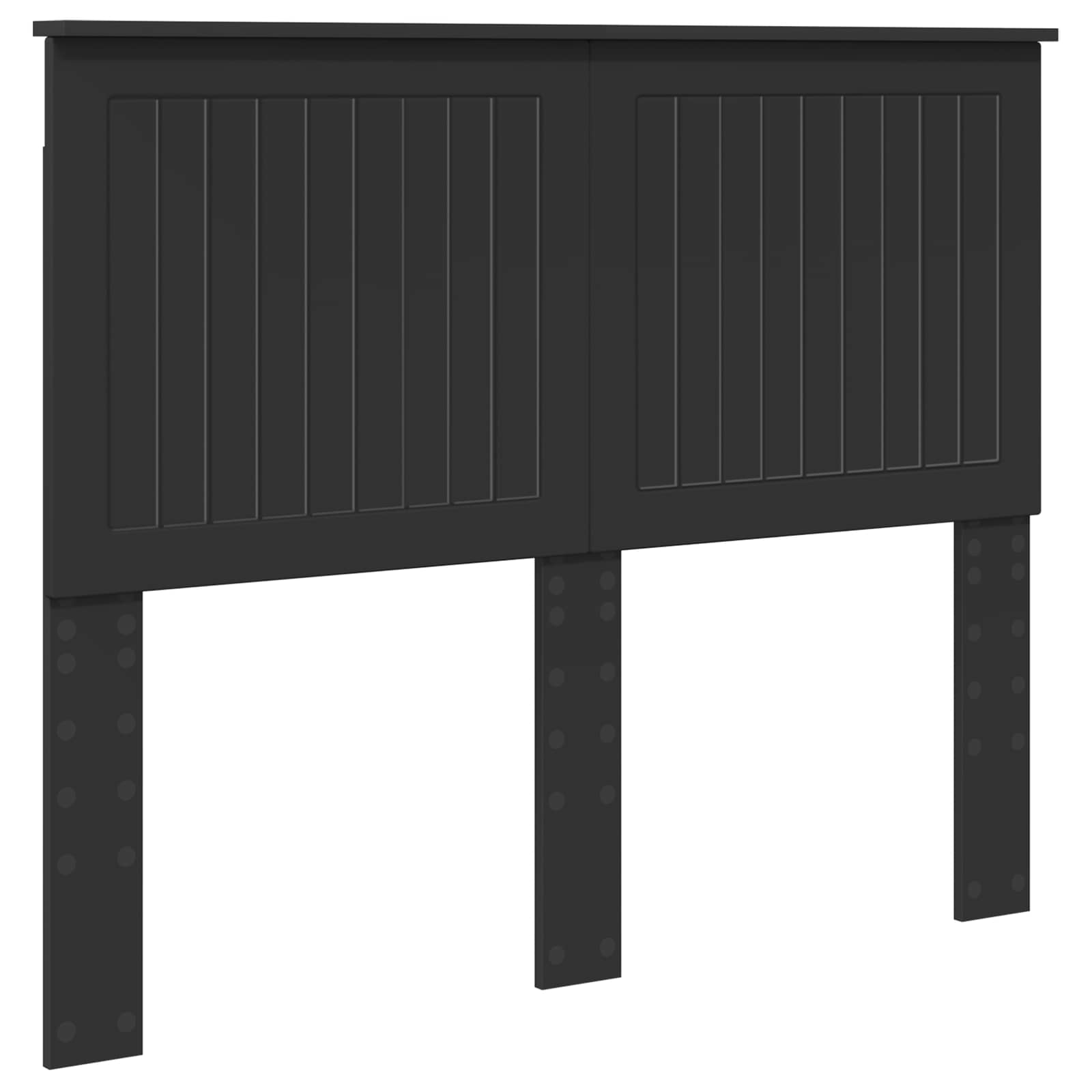 vidaXL Headboard Black Oak Engineered wood 2