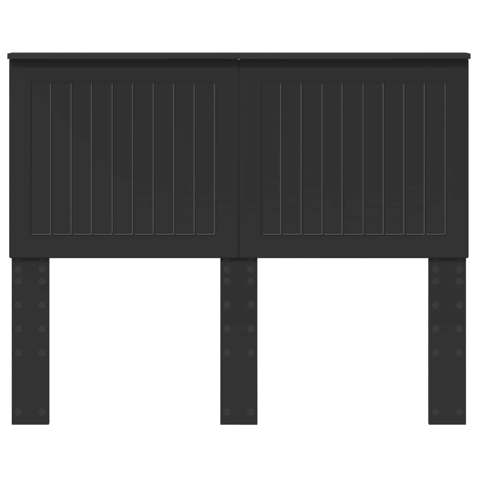 vidaXL Headboard Black Oak Engineered wood 4