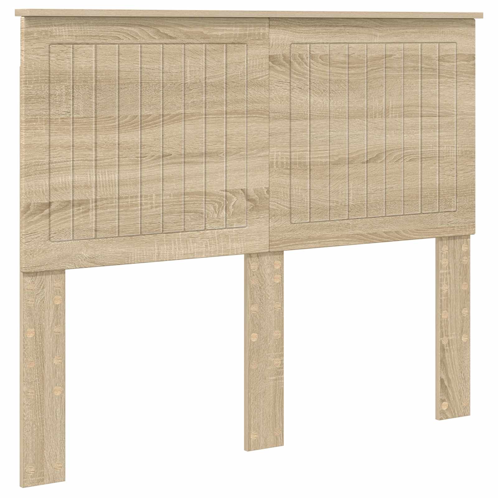 vidaXL Headboard Sonoma Oak Engineered wood 2