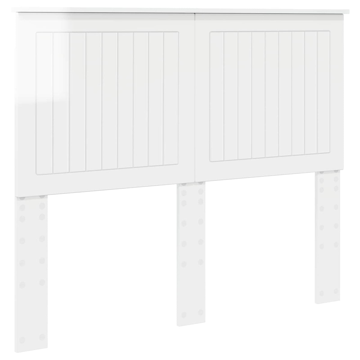 vidaXL Headboard High Gloss White Engineered wood 2