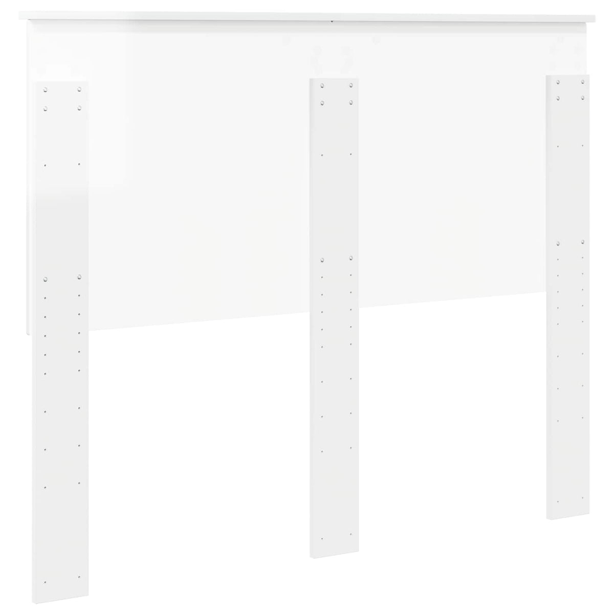 vidaXL Headboard High Gloss White Engineered wood 6