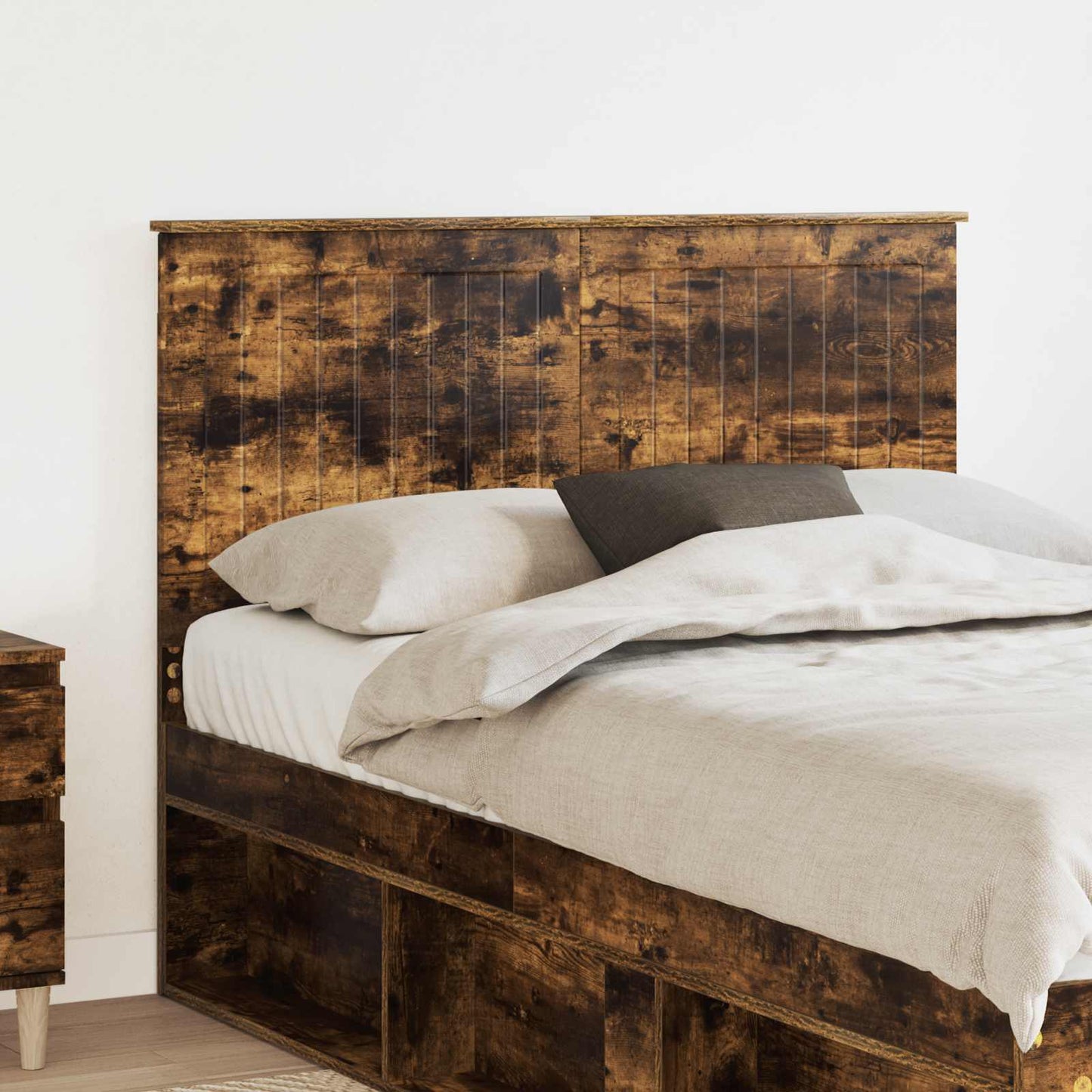 vidaXL Headboard Smoked Oak Engineered wood 1