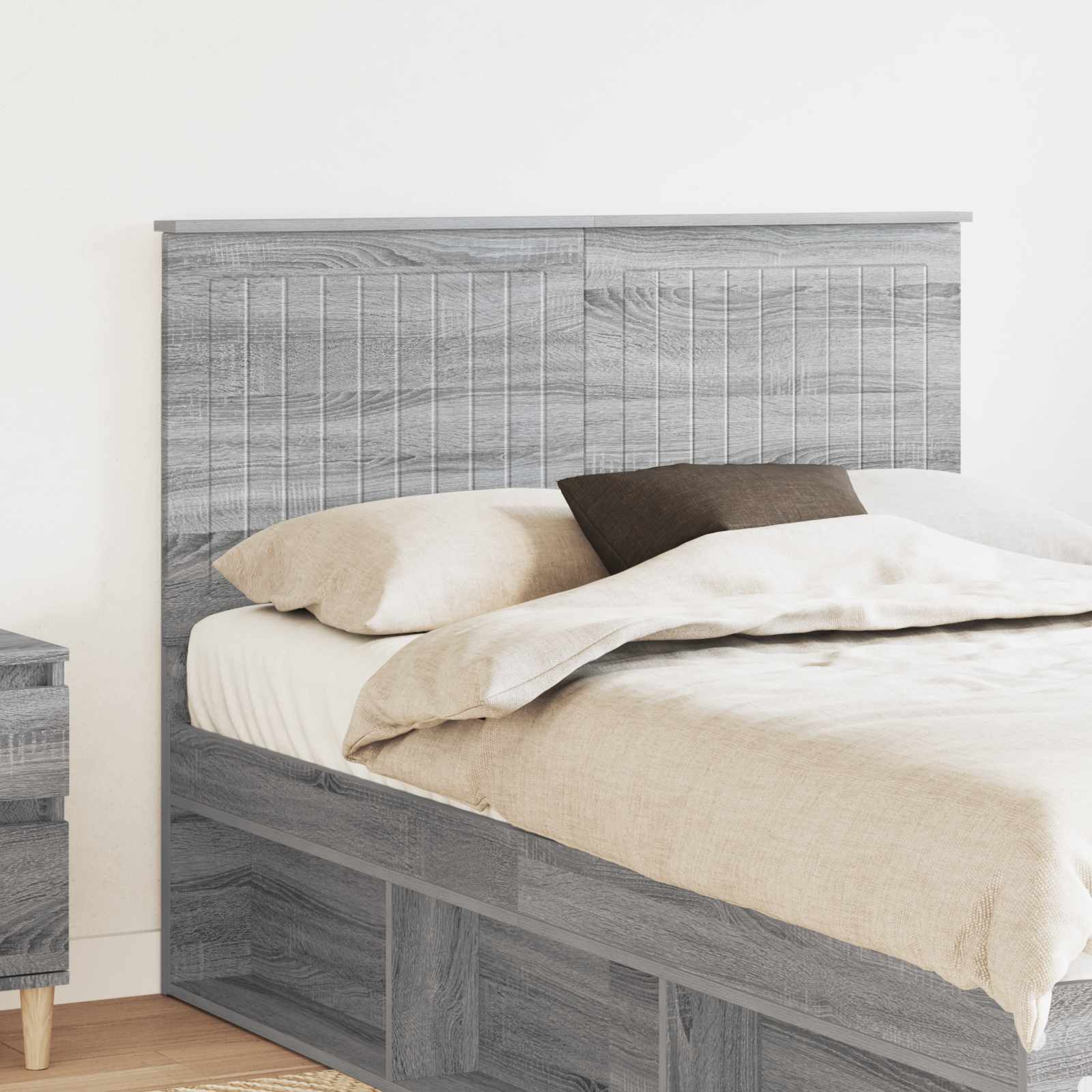 vidaXL Headboard Grey Sonoma Engineered wood 1