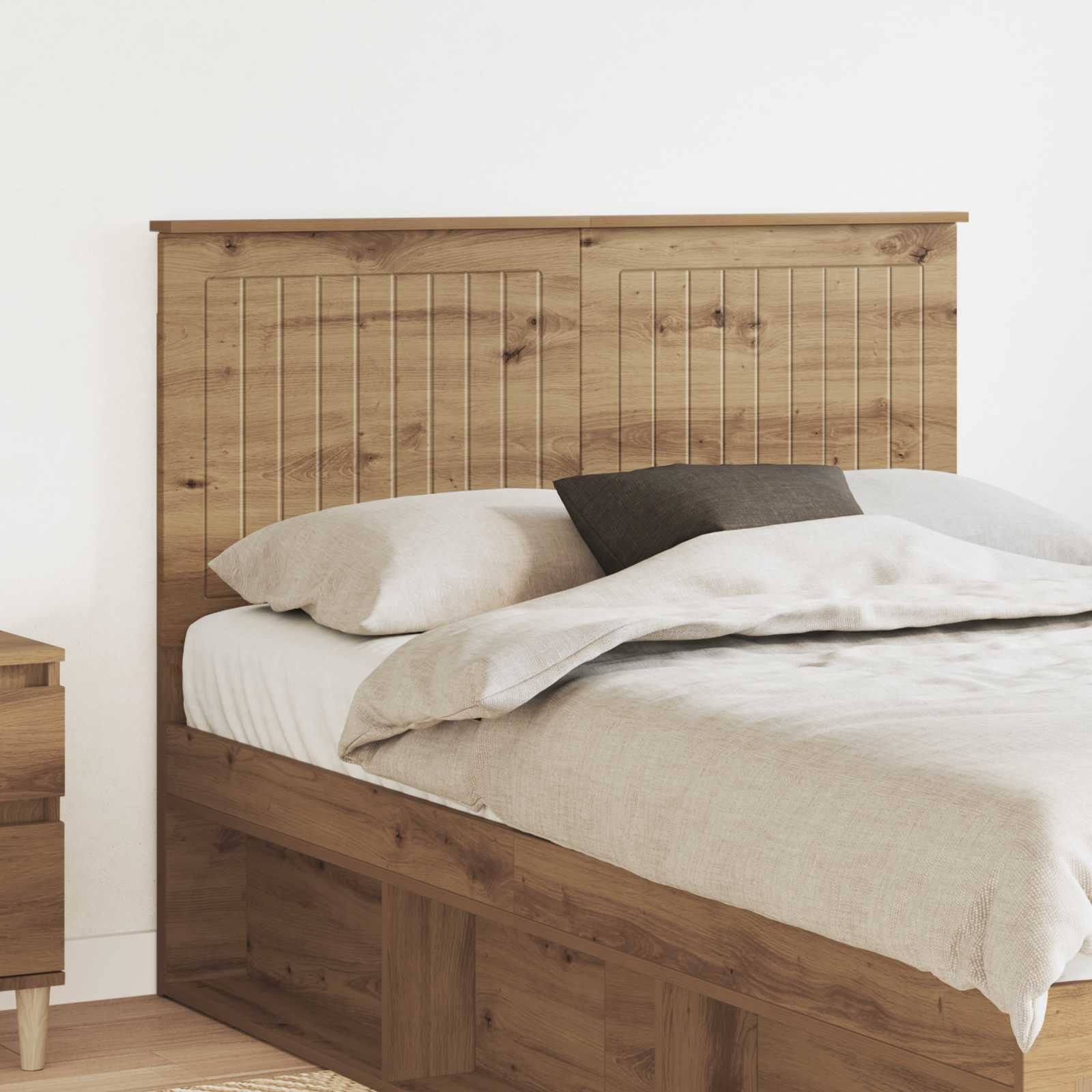 vidaXL Headboard Artisan Oak Engineered wood 1