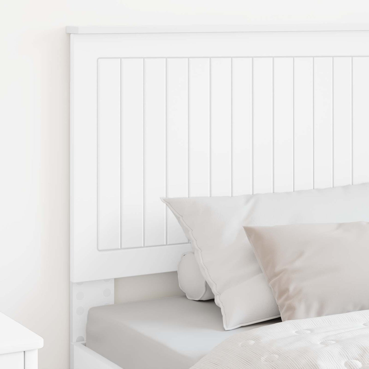vidaXL Headboard White Engineered wood 3
