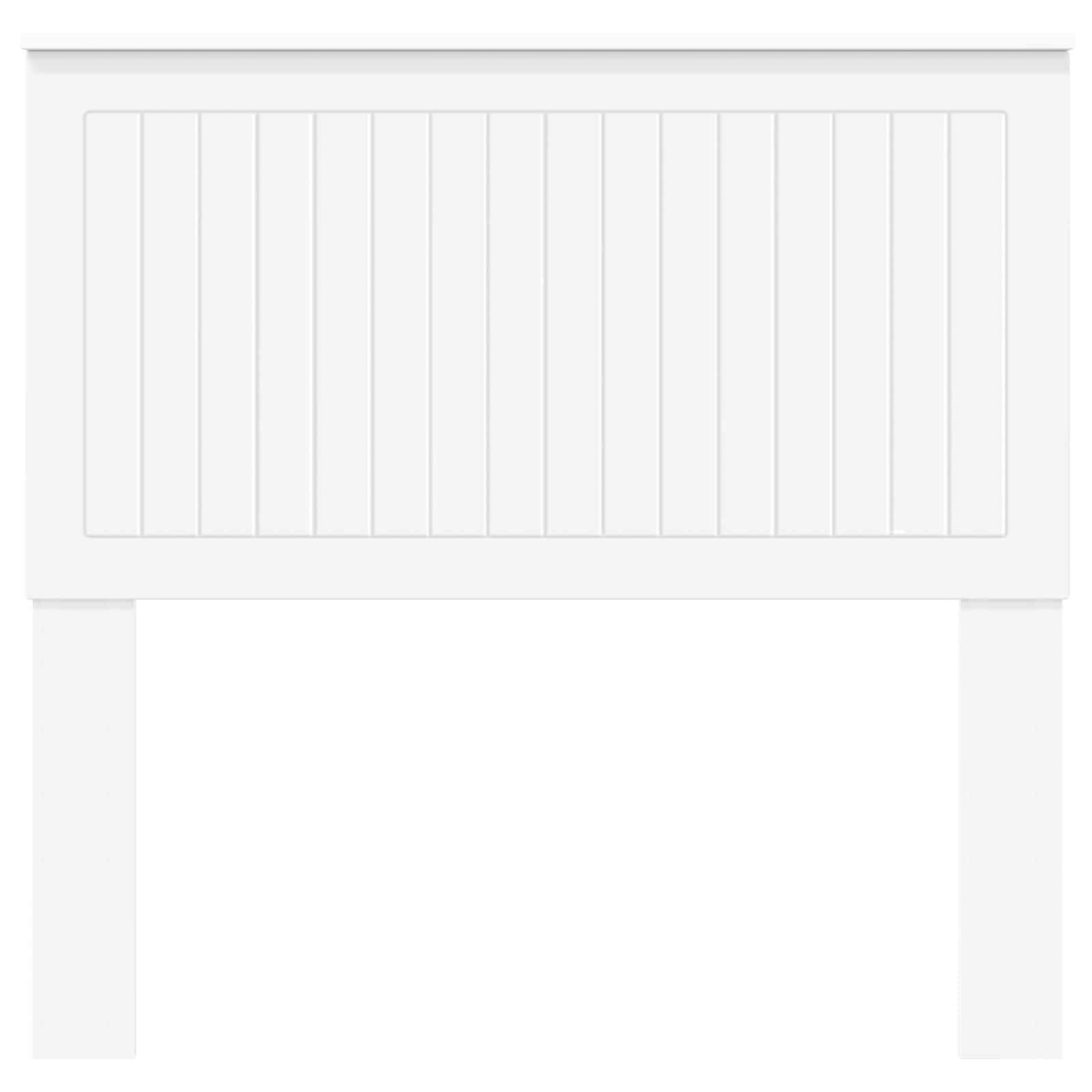 vidaXL Headboard White Engineered wood 4