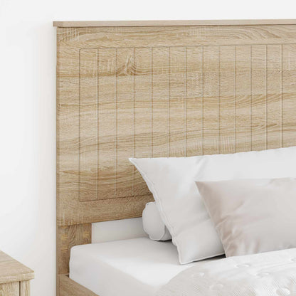 vidaXL Headboard Sonoma Oak Engineered wood 3