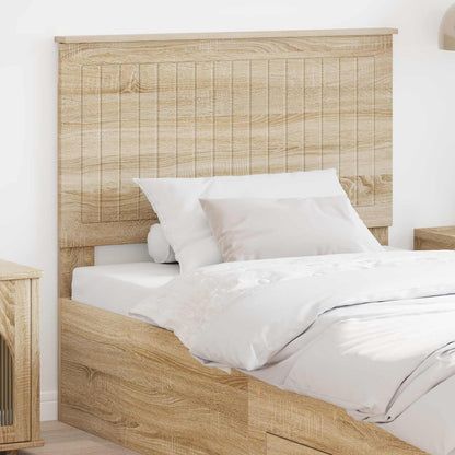 vidaXL Headboard Sonoma Oak Engineered wood 1