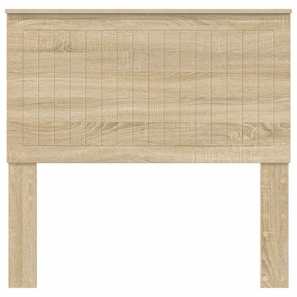 vidaXL Headboard Sonoma Oak Engineered wood 4