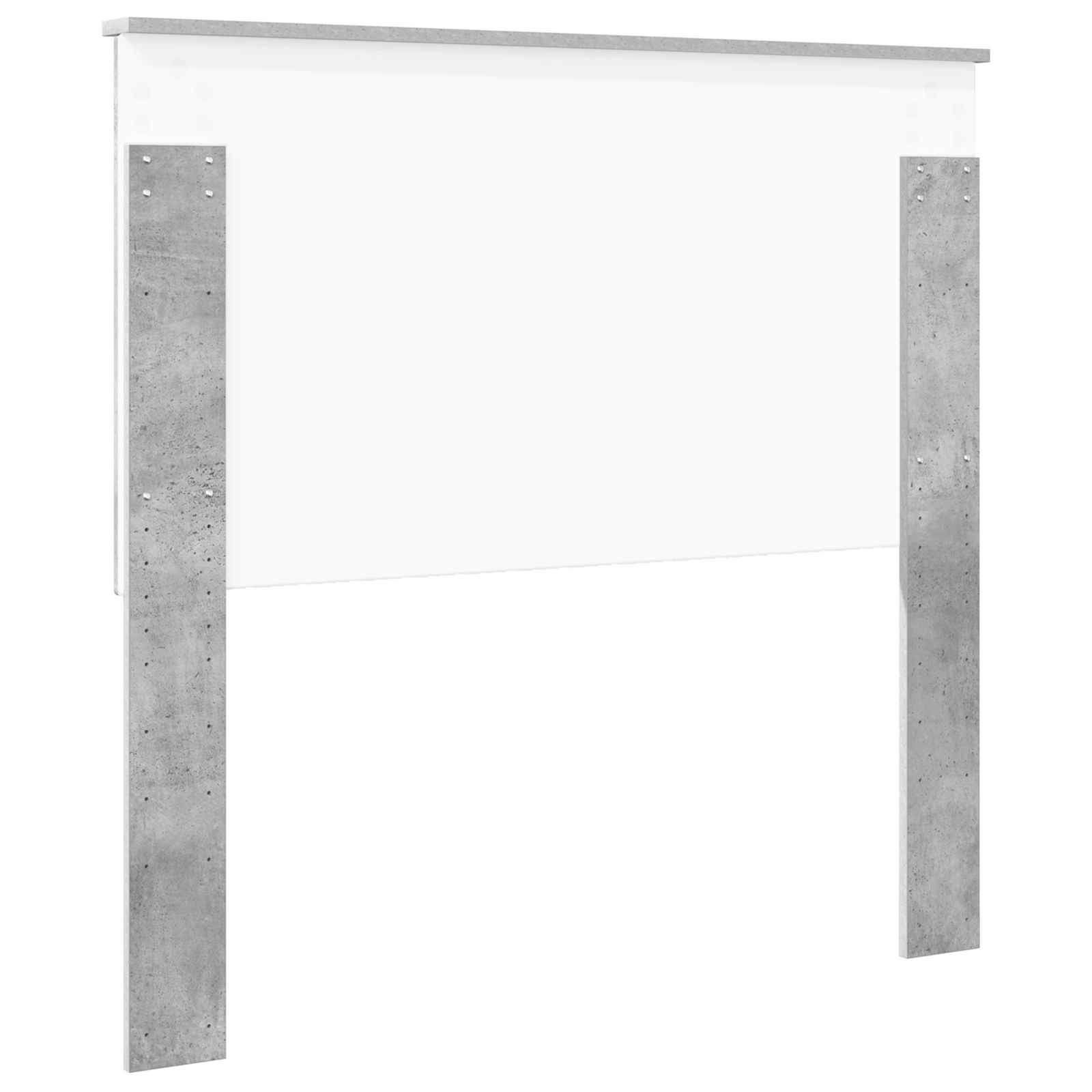 vidaXL Headboard Concrete Grey Engineered wood 6