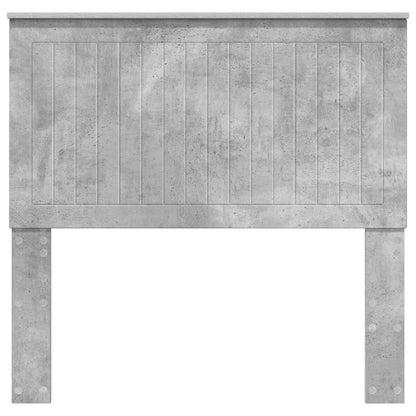 vidaXL Headboard Concrete Grey Engineered wood 4