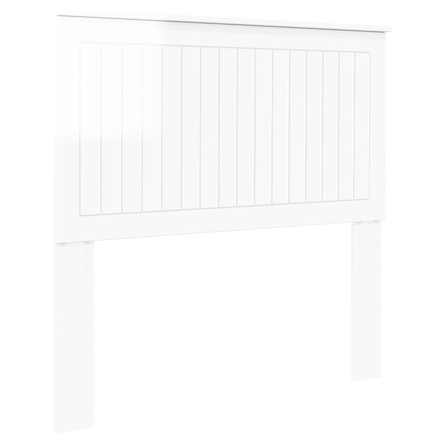 vidaXL Headboard Gloss White Engineered wood 2