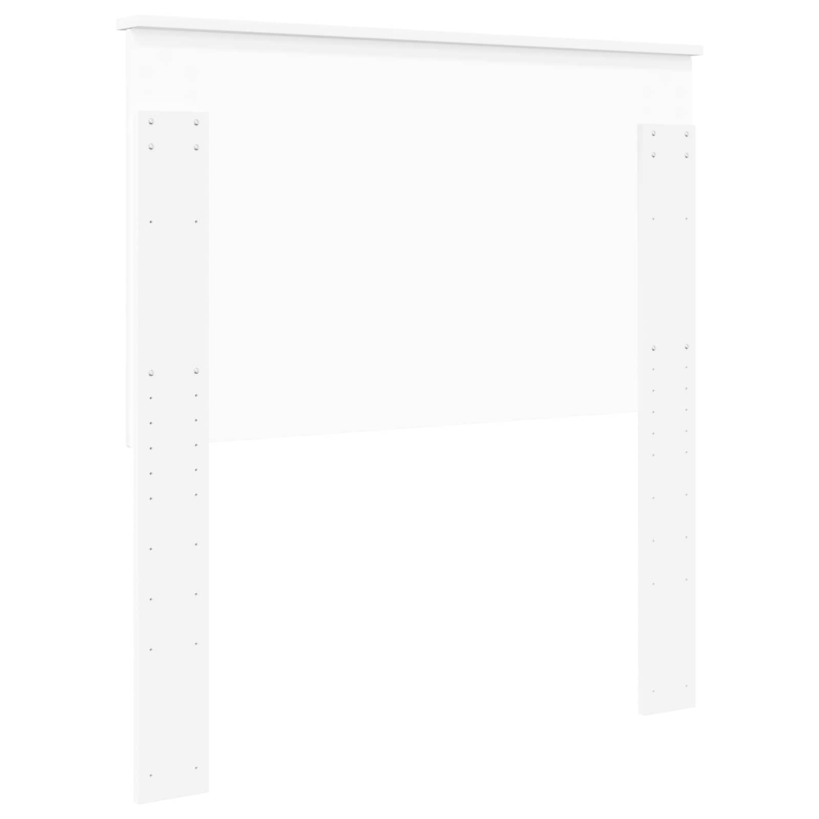 vidaXL Headboard White Engineered wood 6