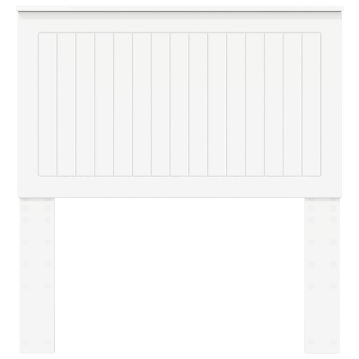 vidaXL Headboard White Engineered wood 4