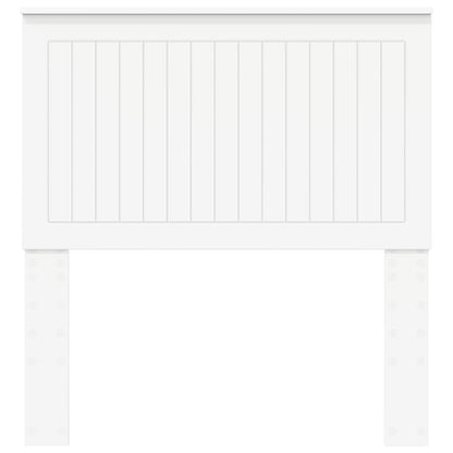 vidaXL Headboard White Engineered wood 4