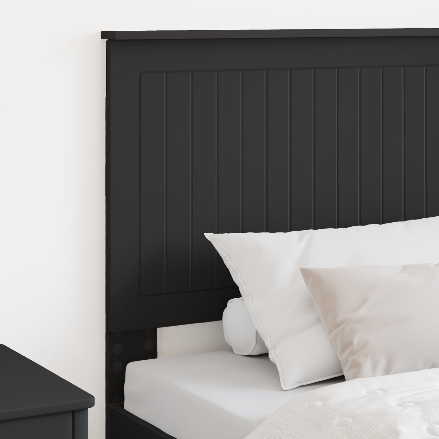 vidaXL Headboard Black Oak Engineered wood 3