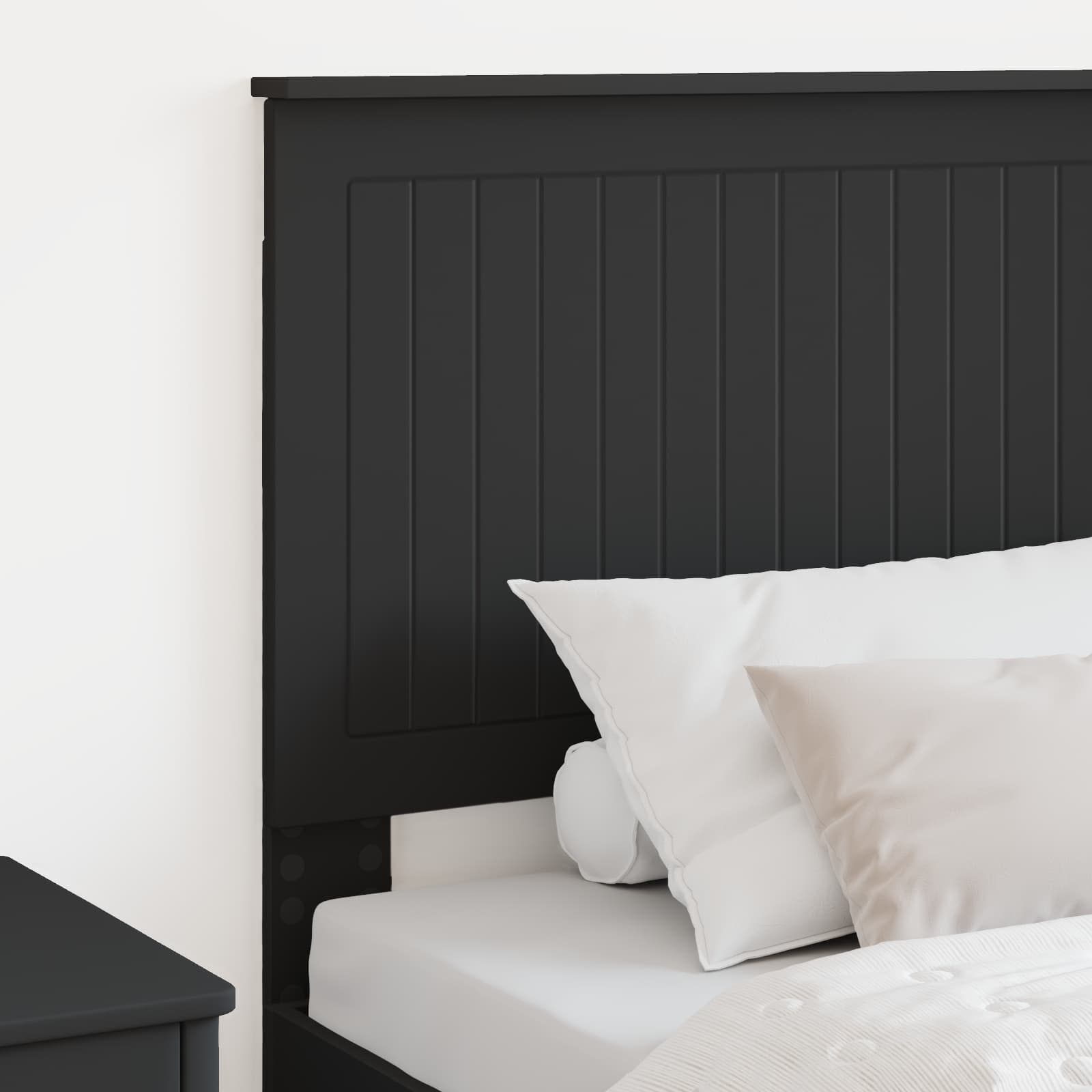 vidaXL Headboard Black Oak Engineered wood 3