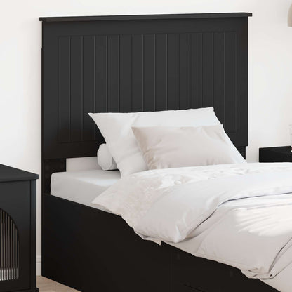 vidaXL Headboard Black Oak Engineered wood 1