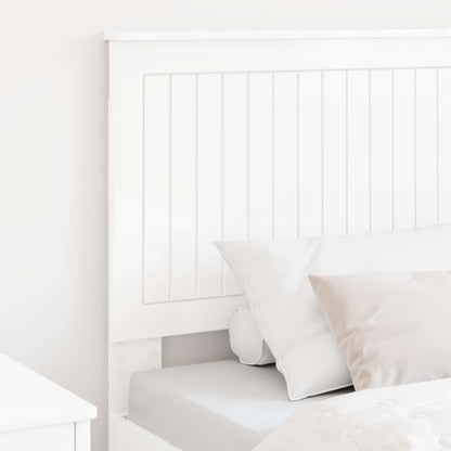 vidaXL Headboard Gloss White Engineered wood 3