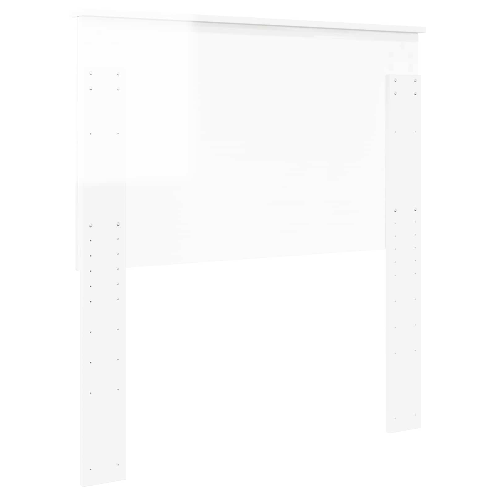 vidaXL Headboard Gloss White Engineered wood 6