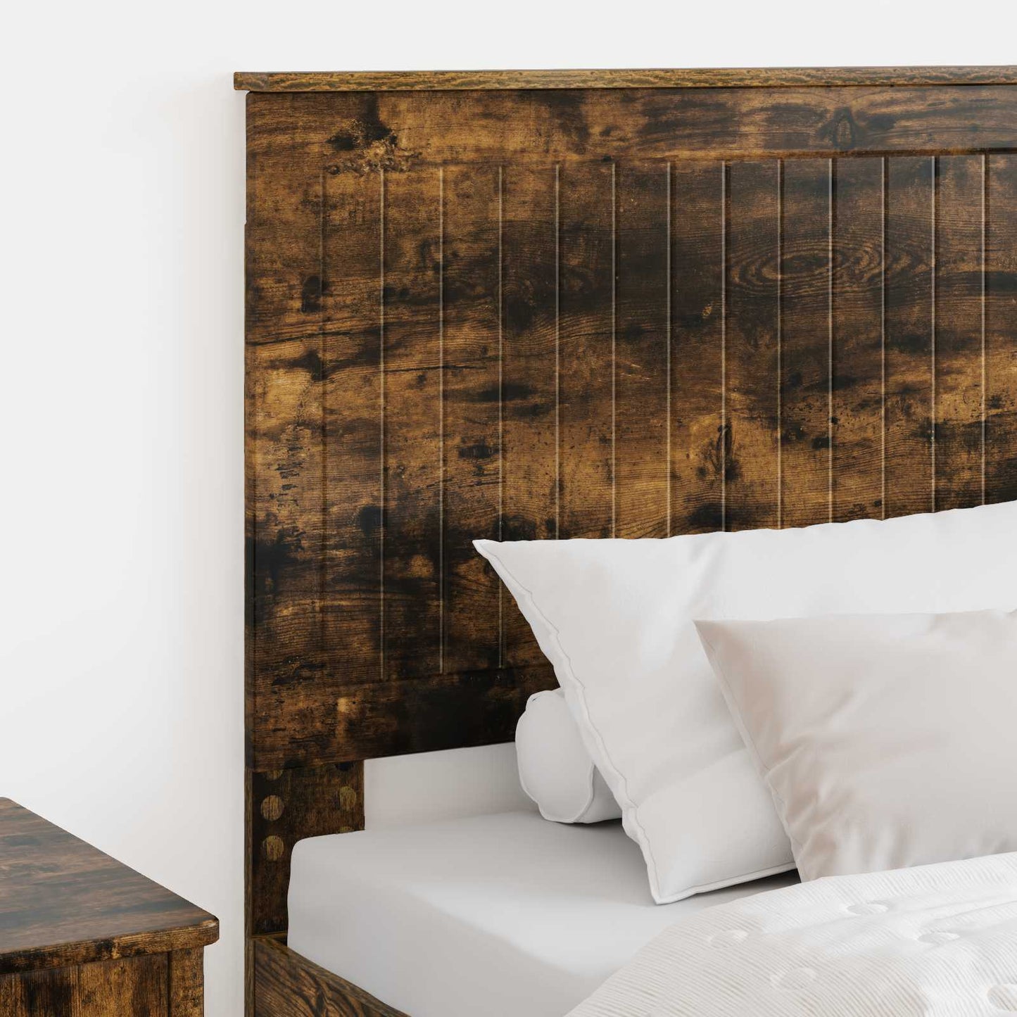 vidaXL Headboard Smoked Oak Engineered wood 3