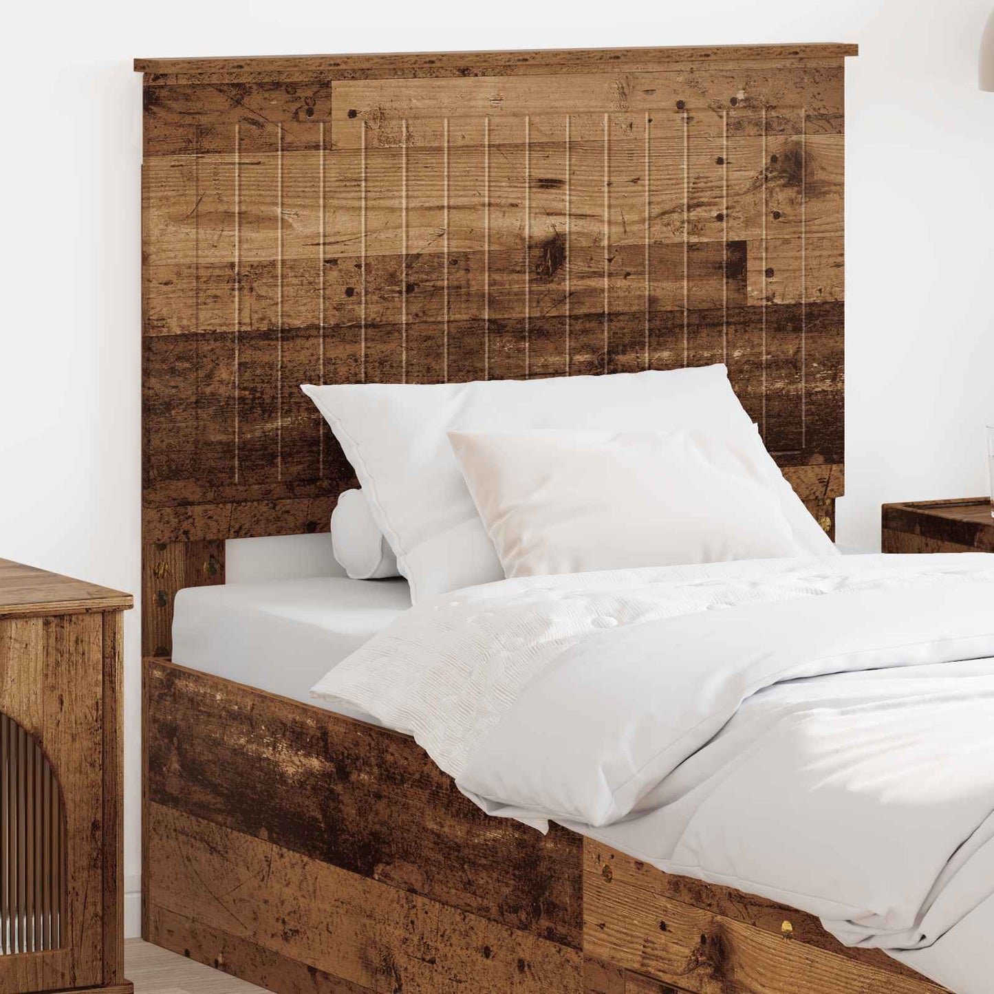 vidaXL Headboard Old Wood Engineered wood 1