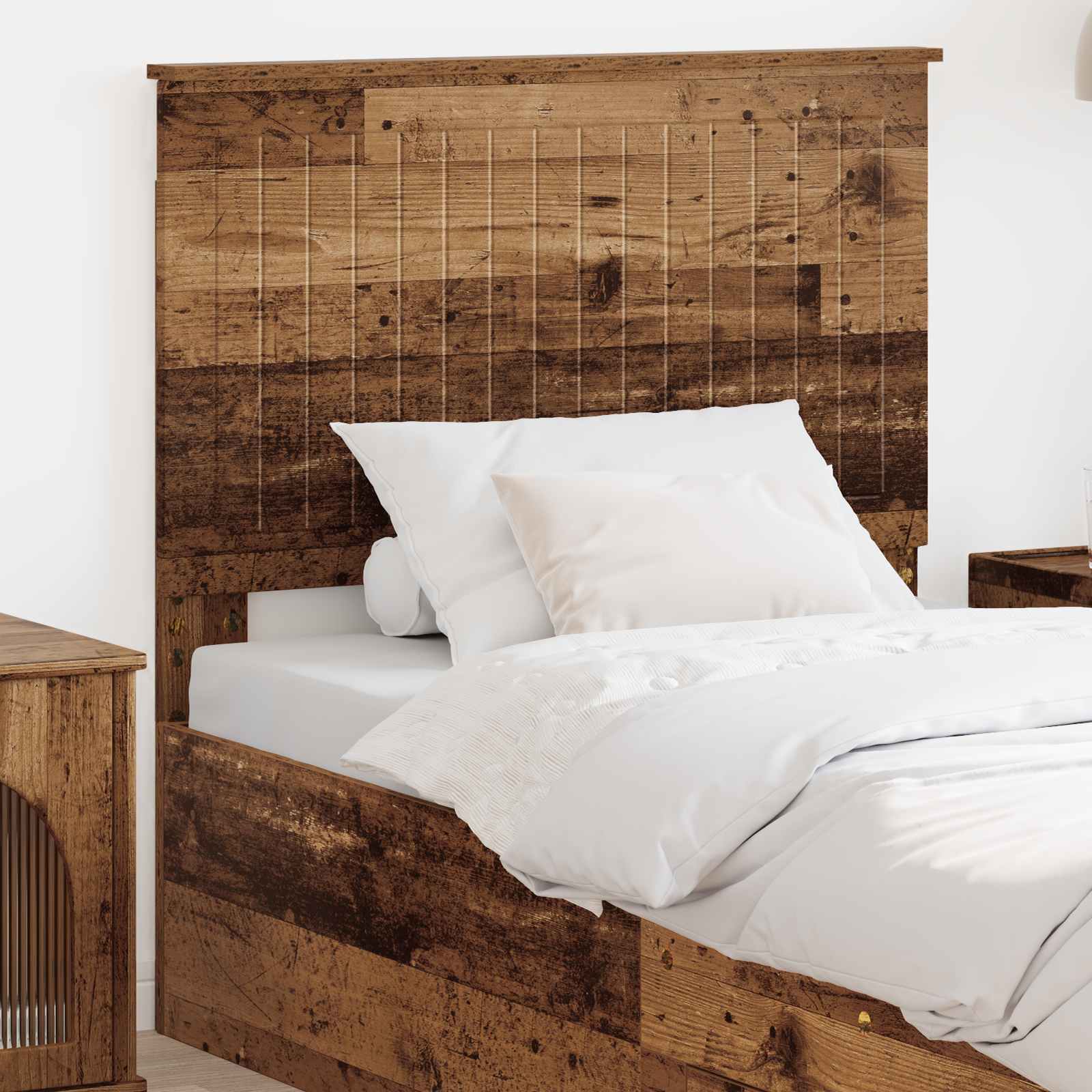 vidaXL Headboard Old Wood Engineered wood 1