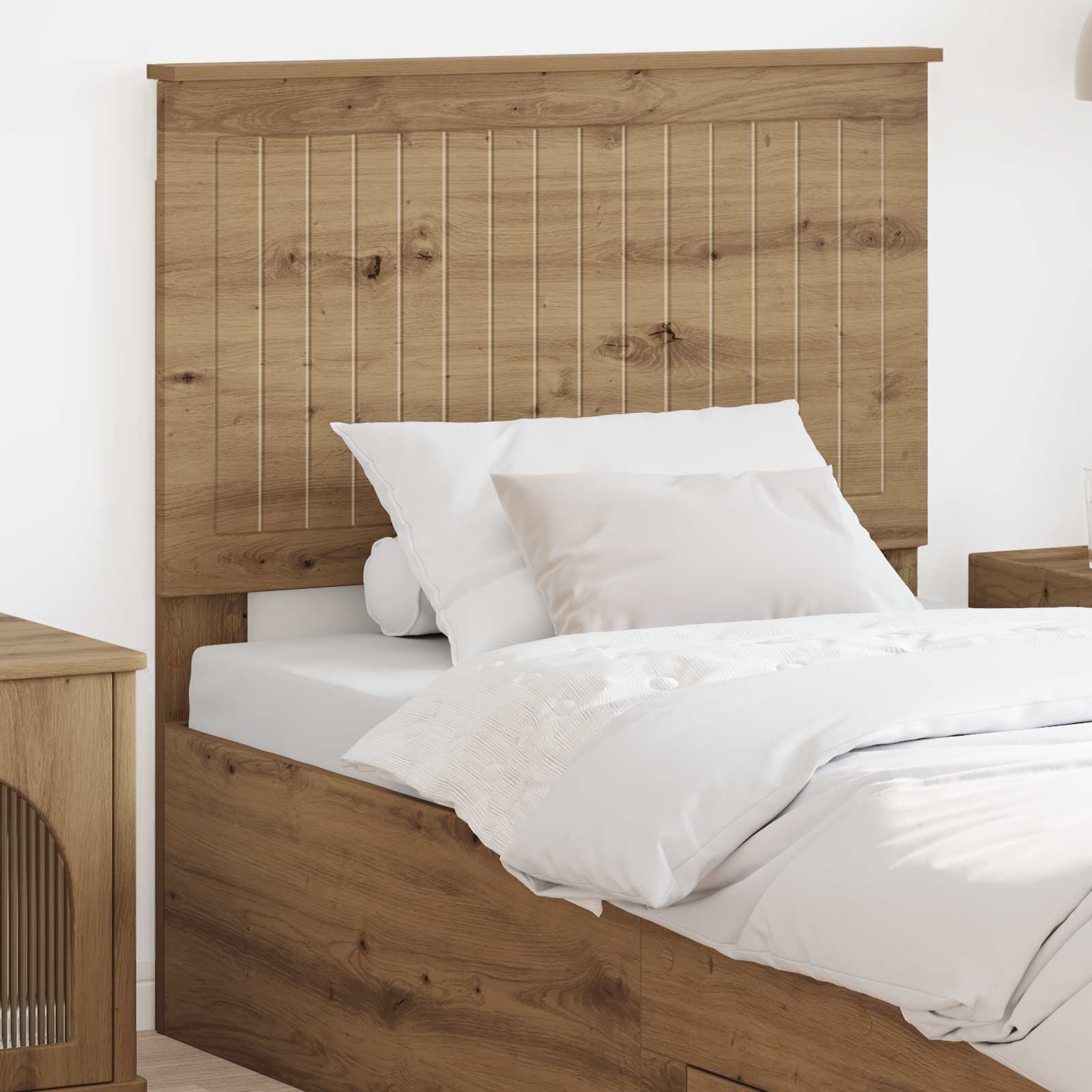 vidaXL Headboard Artisan Oak Engineered wood 1