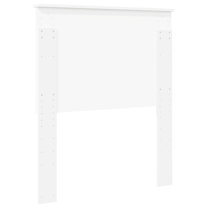vidaXL Headboard White Engineered wood 6