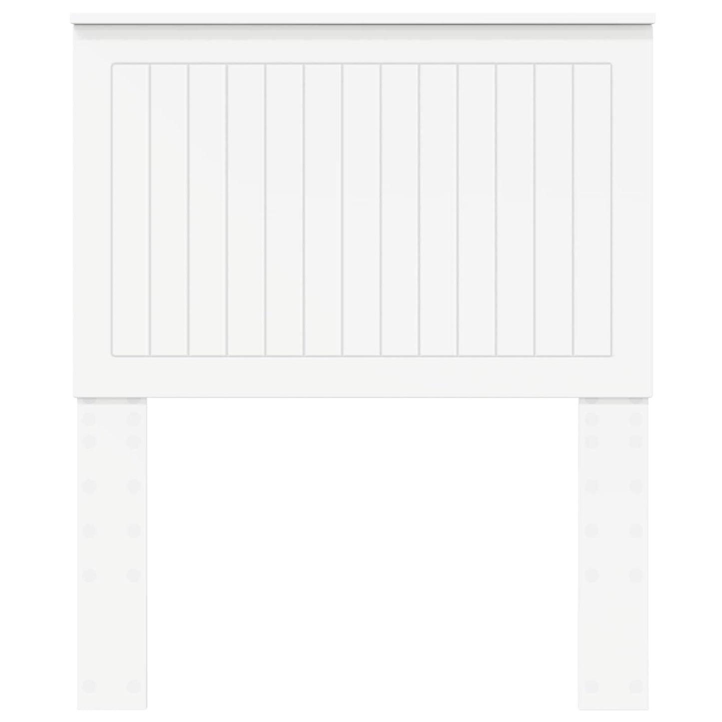 vidaXL Headboard White Engineered wood 4