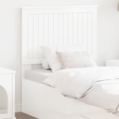 vidaXL Headboard Gloss White Engineered wood 1