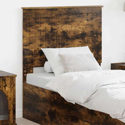 vidaXL Headboard Smoked Oak Engineered wood 1