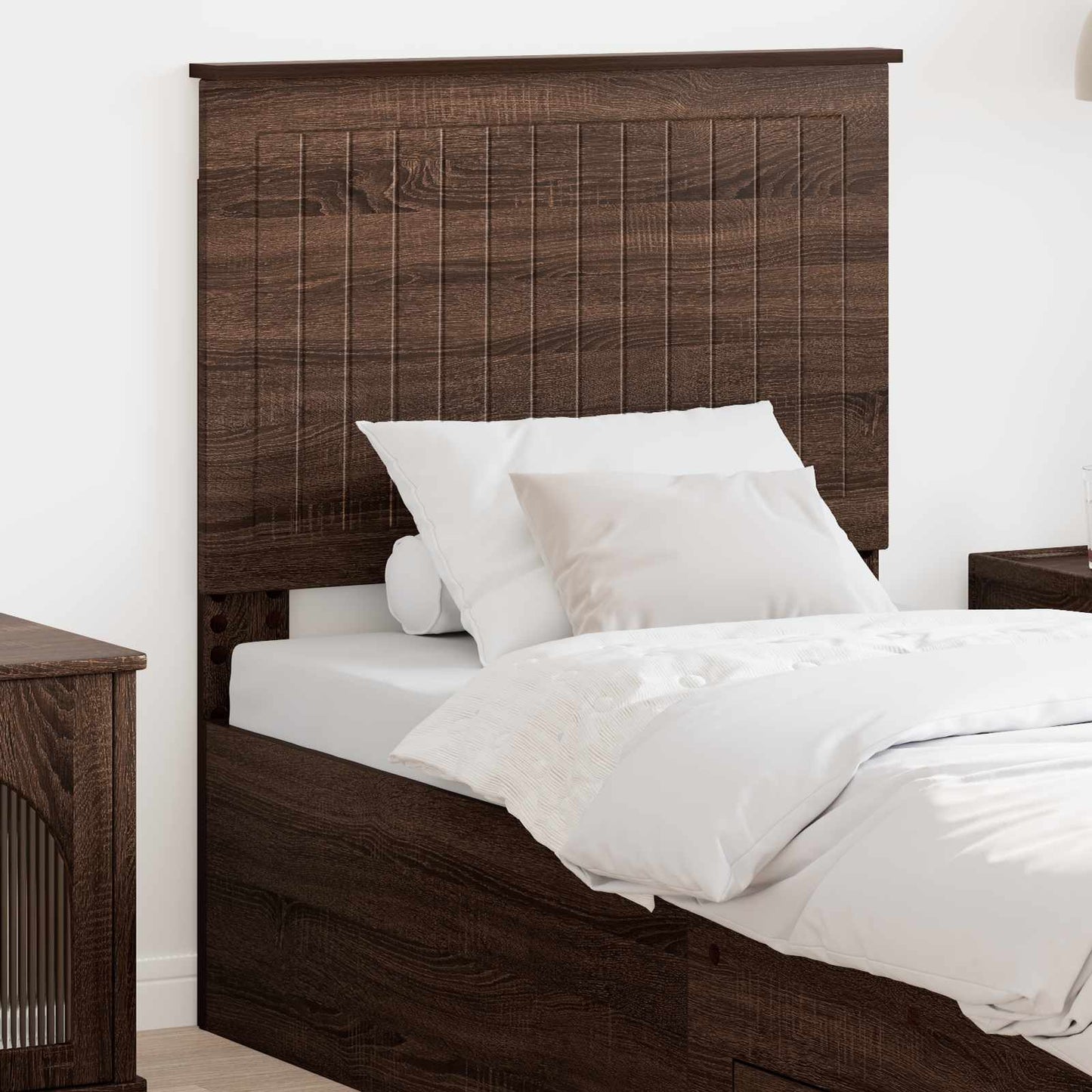 vidaXL Headboard Brown Oak Engineered wood 1