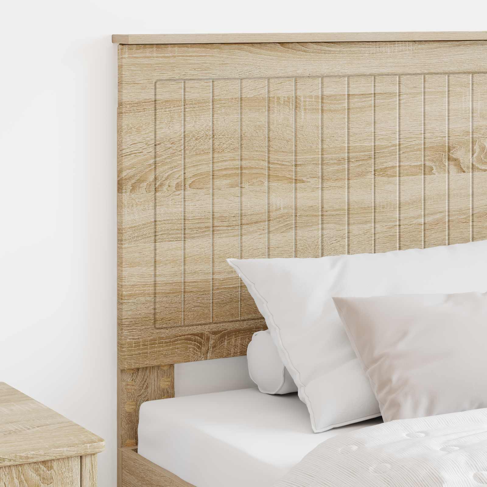 vidaXL Headboard Sonoma Oak Engineered wood 3