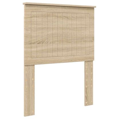 vidaXL Headboard Sonoma Oak Engineered wood 2