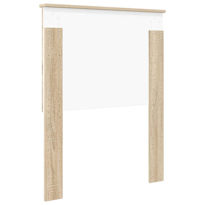 vidaXL Headboard Sonoma Oak Engineered wood 6