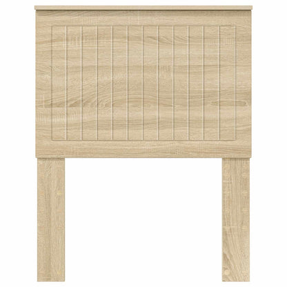 vidaXL Headboard Sonoma Oak Engineered wood 4