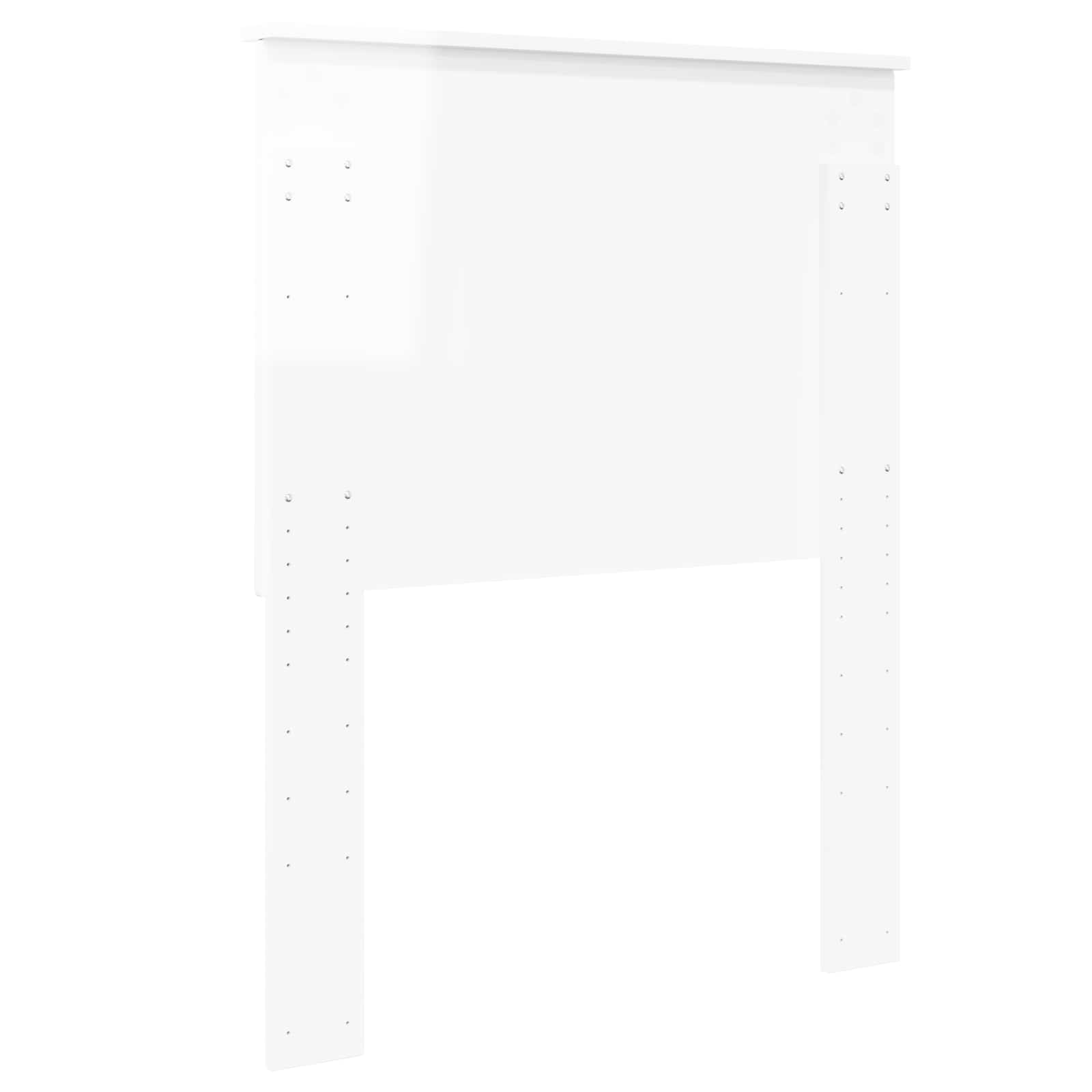 vidaXL Headboard Gloss White Engineered wood 6