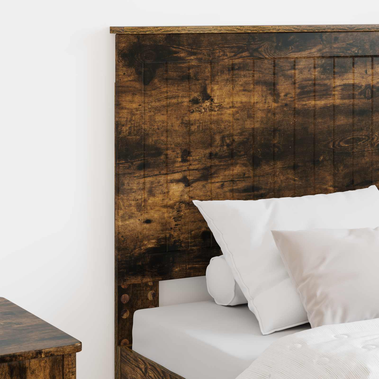 vidaXL Headboard Smoked Oak Engineered wood 3