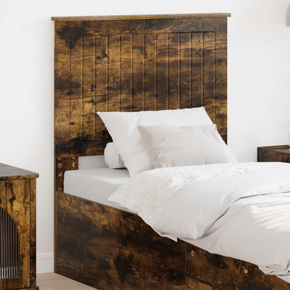 vidaXL Headboard Smoked Oak Engineered wood 1