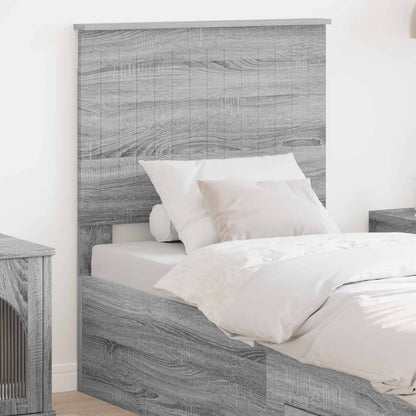 vidaXL Headboard Grey Sonoma Engineered wood 1
