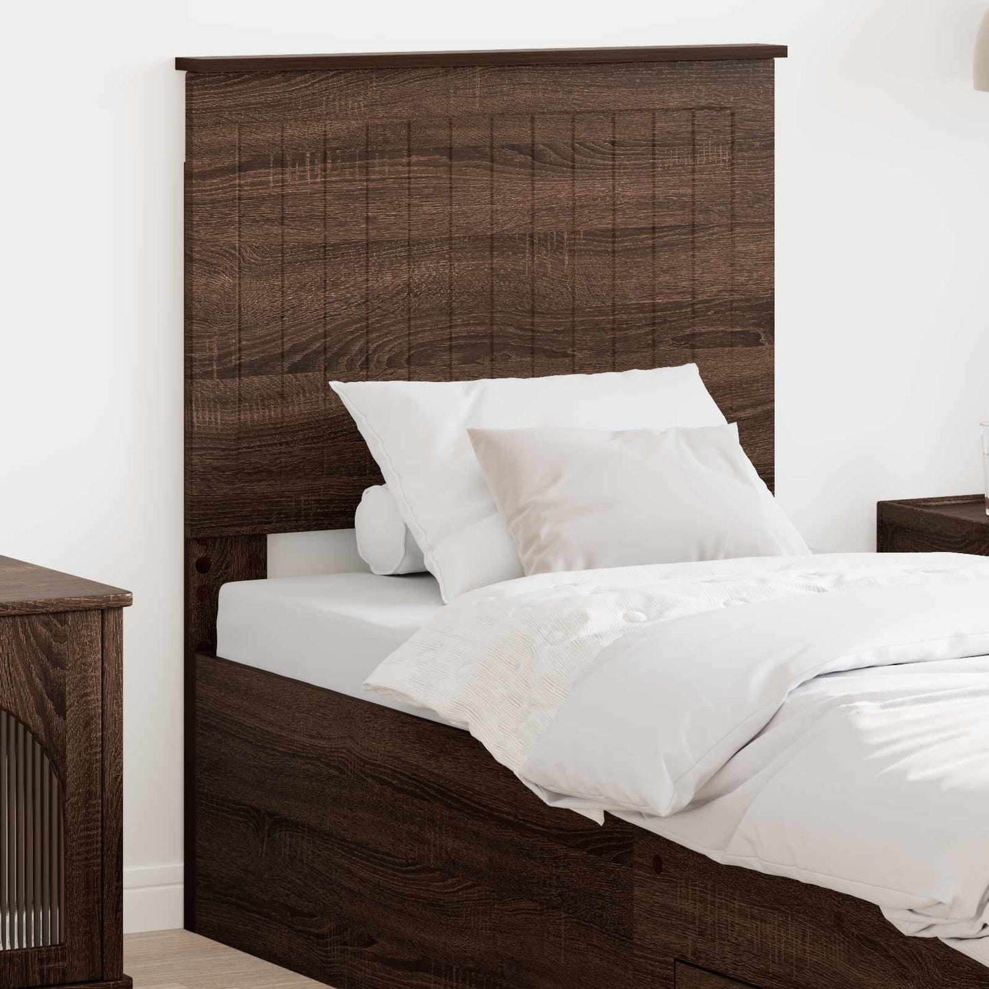 vidaXL Headboard Brown Oak Engineered wood 1