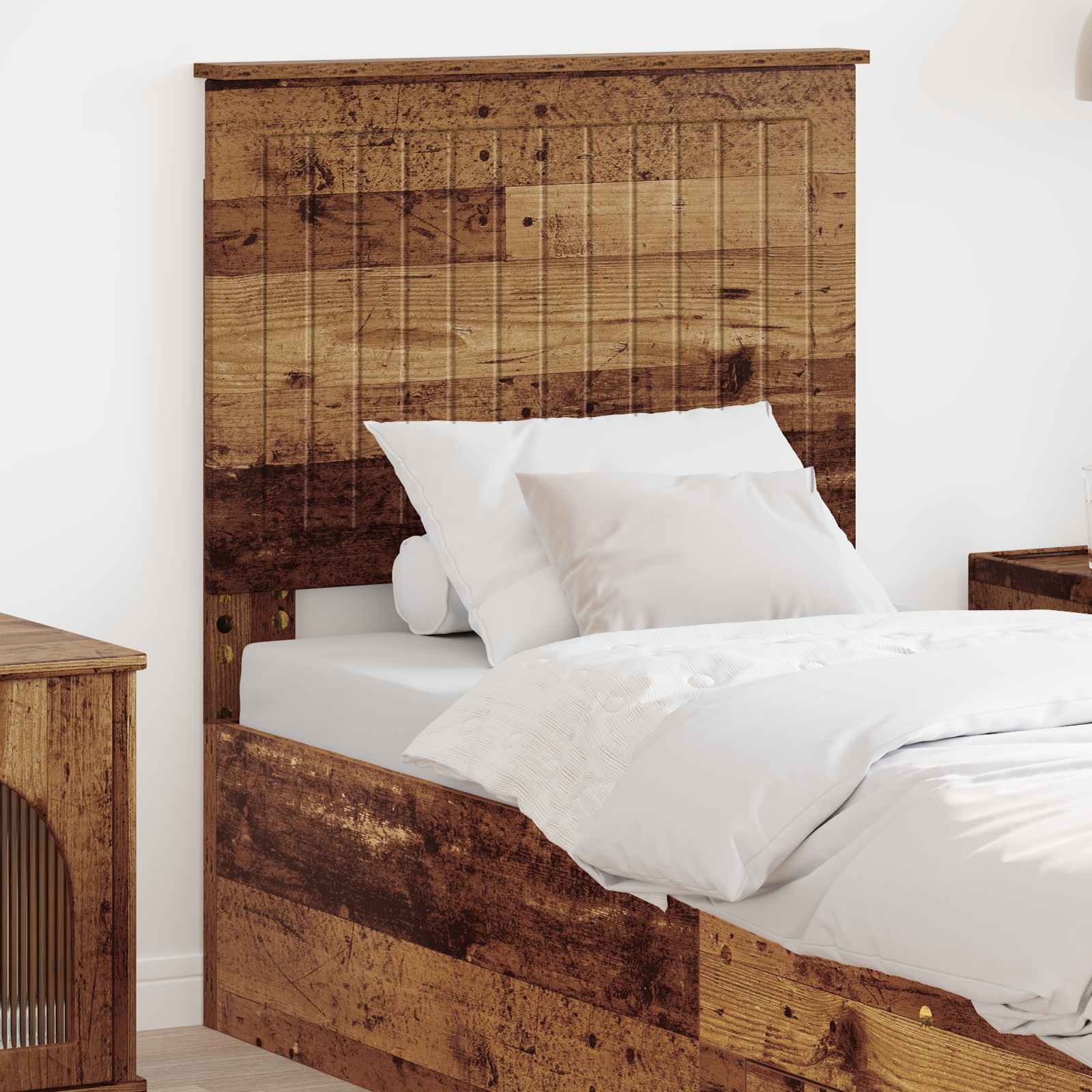 vidaXL Headboard Old Wood Engineered wood 1