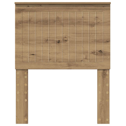 vidaXL Headboard Artisan Oak Engineered wood 4