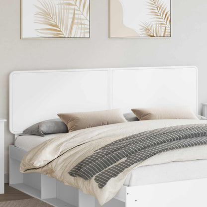 vidaXL Headboard Engineered wood White