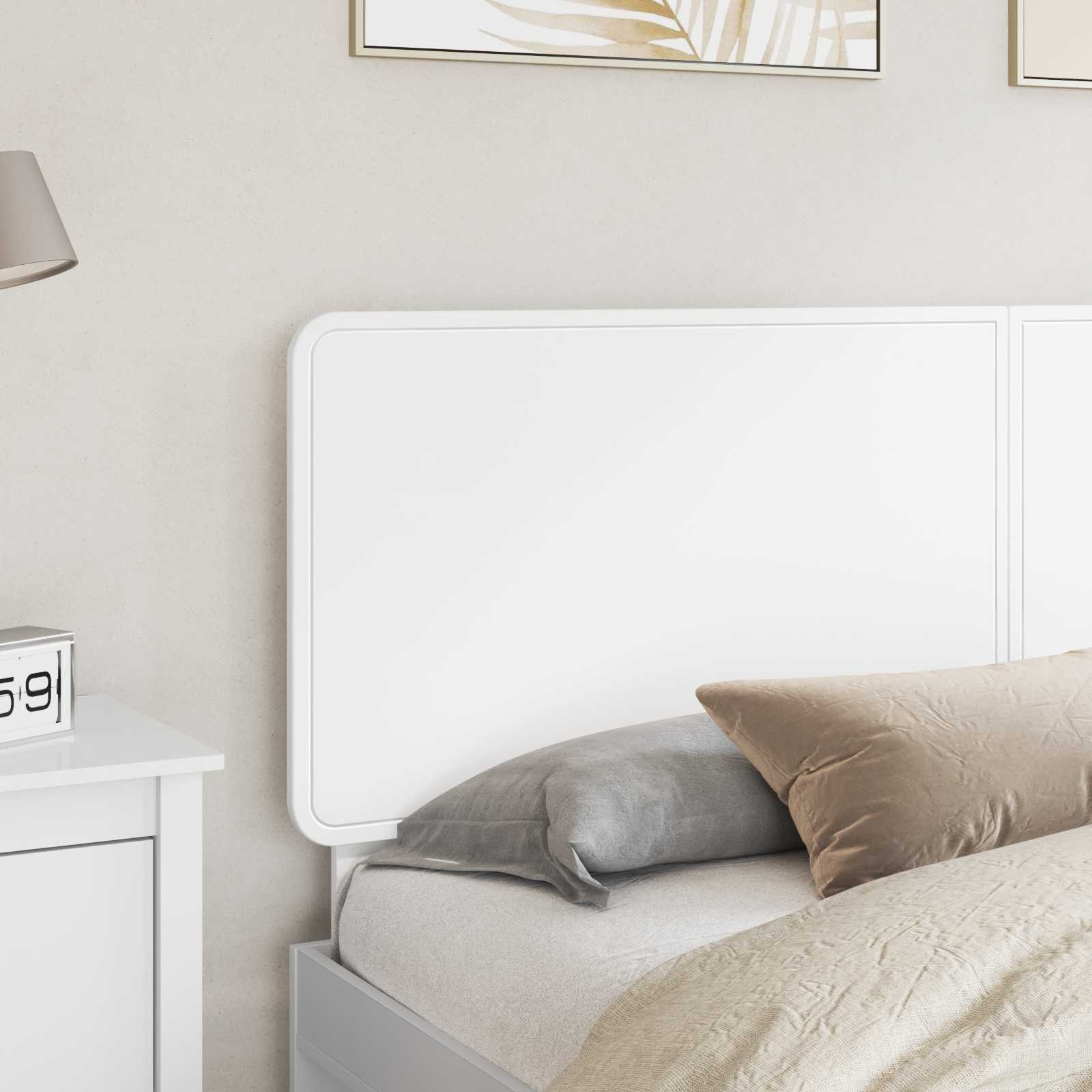 vidaXL Headboard White Engineered wood 3