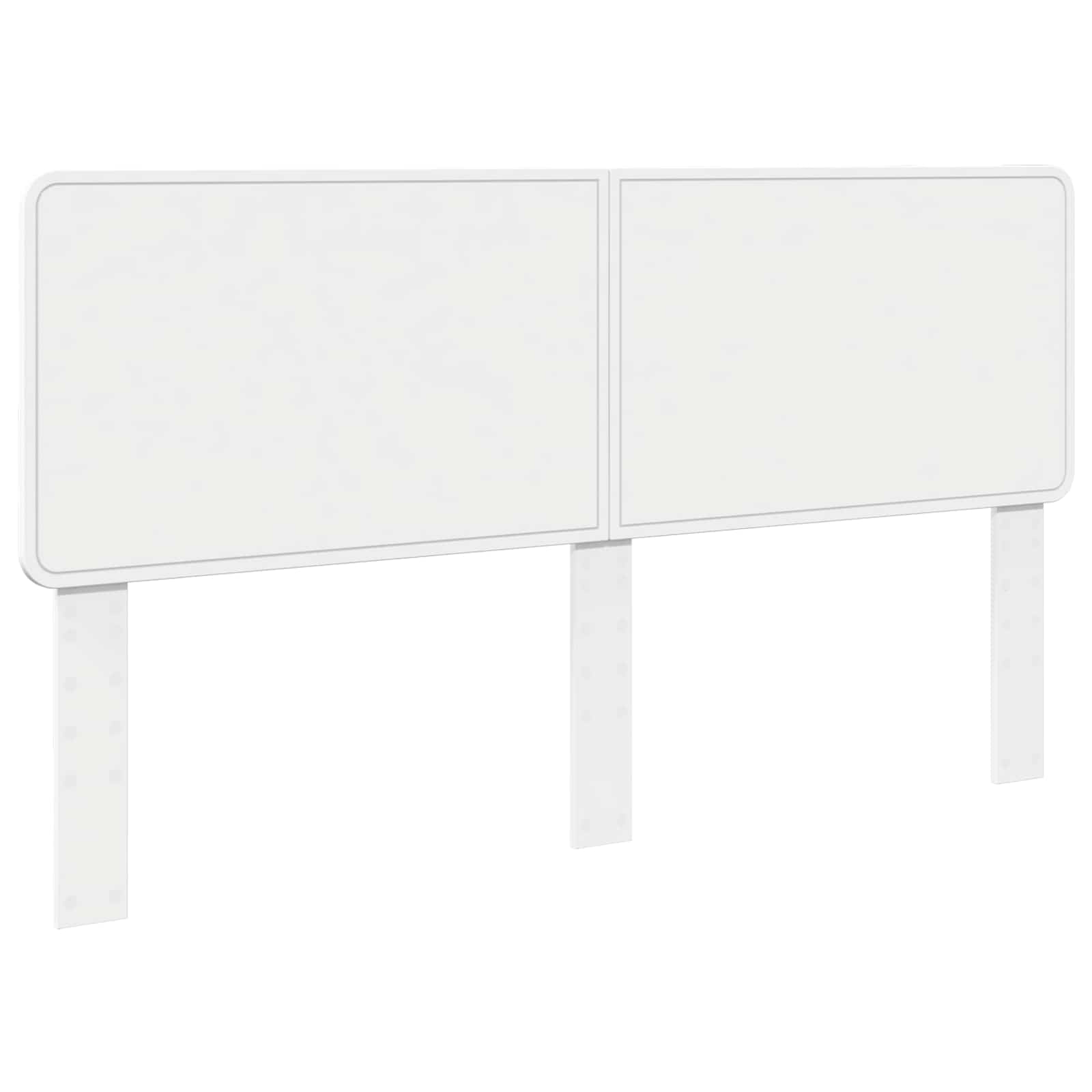 vidaXL Headboard White Engineered wood 2